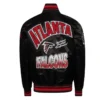 Atlanta Falcons Turn It Up M Classic Rib Black Satin Jacket product image