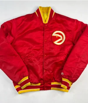Atlanta Hawks 90’s Red Bomber Jacket product image