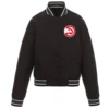 Atlanta Hawks Black Poly Twill Jacket product image