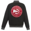 Atlanta Hawks Black Poly Twill Jacket product image