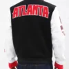 Atlanta Hawks Black and White Letterman Jacket product image