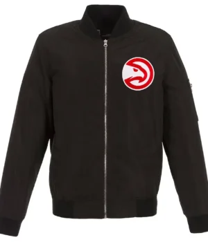 Atlanta Hawks Bomber Nylon Lightweight Jacket product image