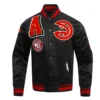 Atlanta Hawks Mashup Classic Rib Satin Jacket product image
