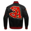 Atlanta Hawks Mashup Classic Rib Satin Jacket product image