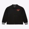 Atlanta Hawks Oversweep Black Varsity Wool Jacket product image