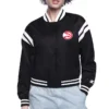 Atlanta Hawks Printed Logo Varsity Satin Jacket product image