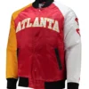Atlanta Hawks Tricolor Satin Starter Jacket product image