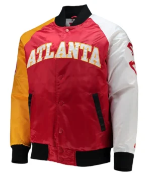 Atlanta Hawks Tricolor Satin Starter Jacket product image