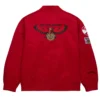 Atlanta Hawks Vintage Logo Red Lightweight Satin Jacket product image