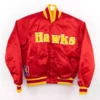 Atlanta Hawks Vintage Red Bomber Jacket product image