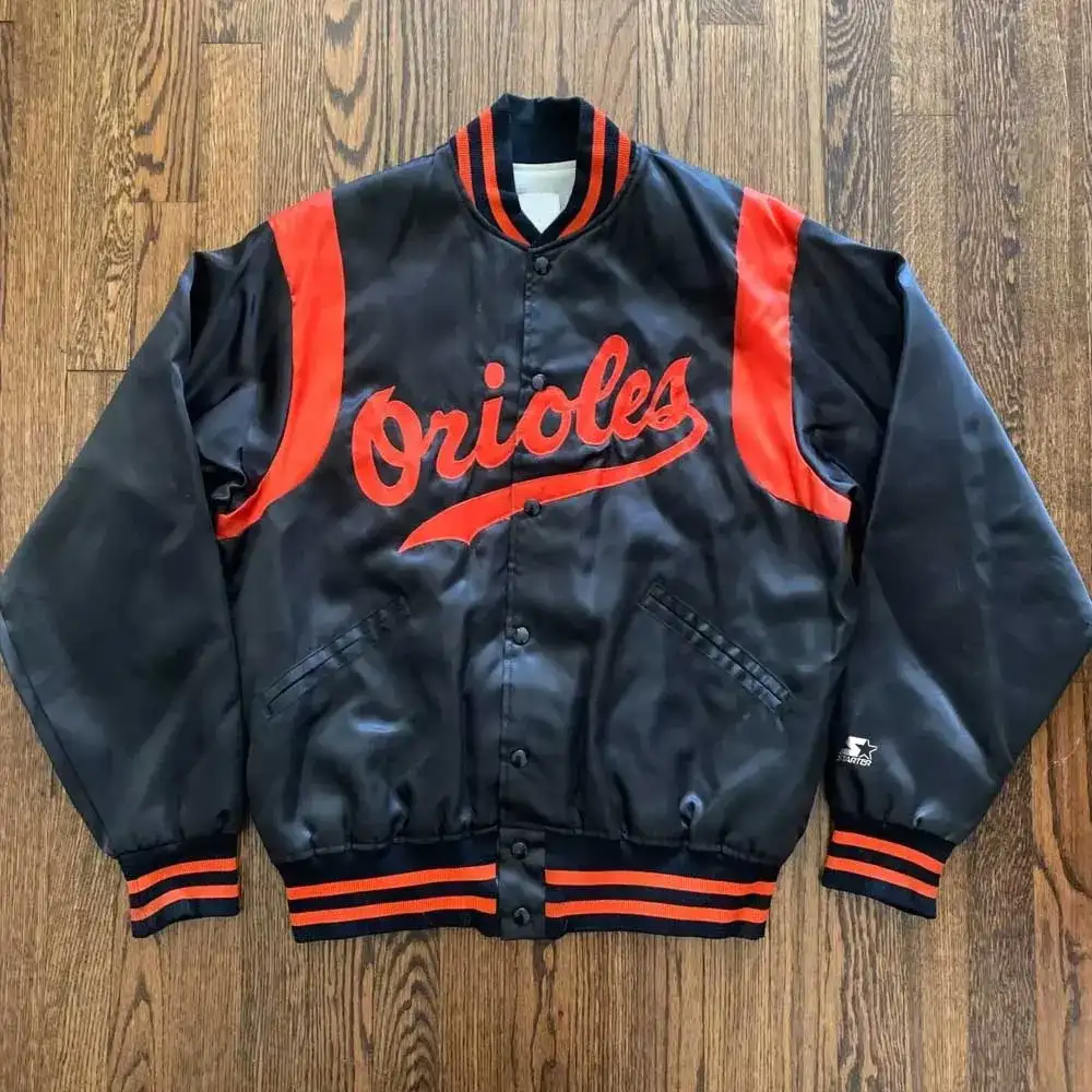 Baltimore Orioles 70’s Black Satin Jacket Baltimore Orioles 70’s Black Satin Jacket product image