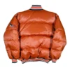 90’s Baltimore Orioles Orange Satin Puffer Jacket product image