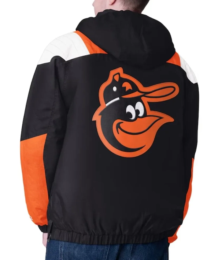 Black Baltimore Orioles Charger Half-Zip Pullover Jacket Black Baltimore Orioles Charger Half-Zip Pullover Jacket product image