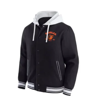 Baltimore Orioles Cotton Black Hooded Jacket product image
