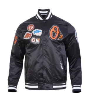 Baltimore Orioles Diy Pick Stitch Classic Rib Satin Jacket product image