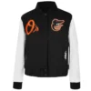 Baltimore Orioles Game Day Classics Black Varsity Jacket product image