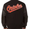 Baltimore Orioles Black Varsity Wool/Leather Jacket product image