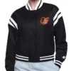 Baltimore Orioles Printed Logo Varsity Satin Jacket product image