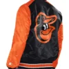 Black/Orange Baltimore Orioles Renegade Varsity Satin Jacket Black/Orange Baltimore Orioles Renegade Varsity Satin Jacket product image