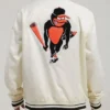 Baltimore Orioles Retro Classic Rib Off White Satin Jacket product image