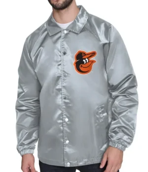 Baltimore Orioles Retro Logo Coaches Jacket product image