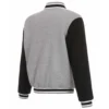 Baltimore Ravens Black and Gray Varsity Wool Jacket product image