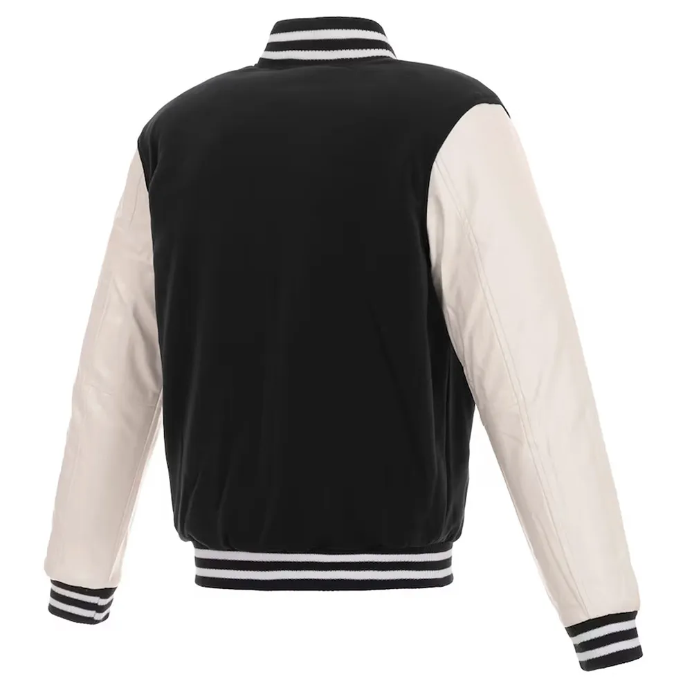 Baltimore Ravens Black and White Varsity Jacket Baltimore Ravens Black and White Varsity Jacket product image