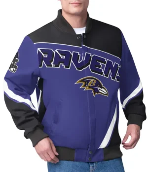 Baltimore Ravens Maximum Racing Purple Jacket product image