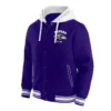 Baltimore Ravens Purple Cotton Hooded Jacket product image