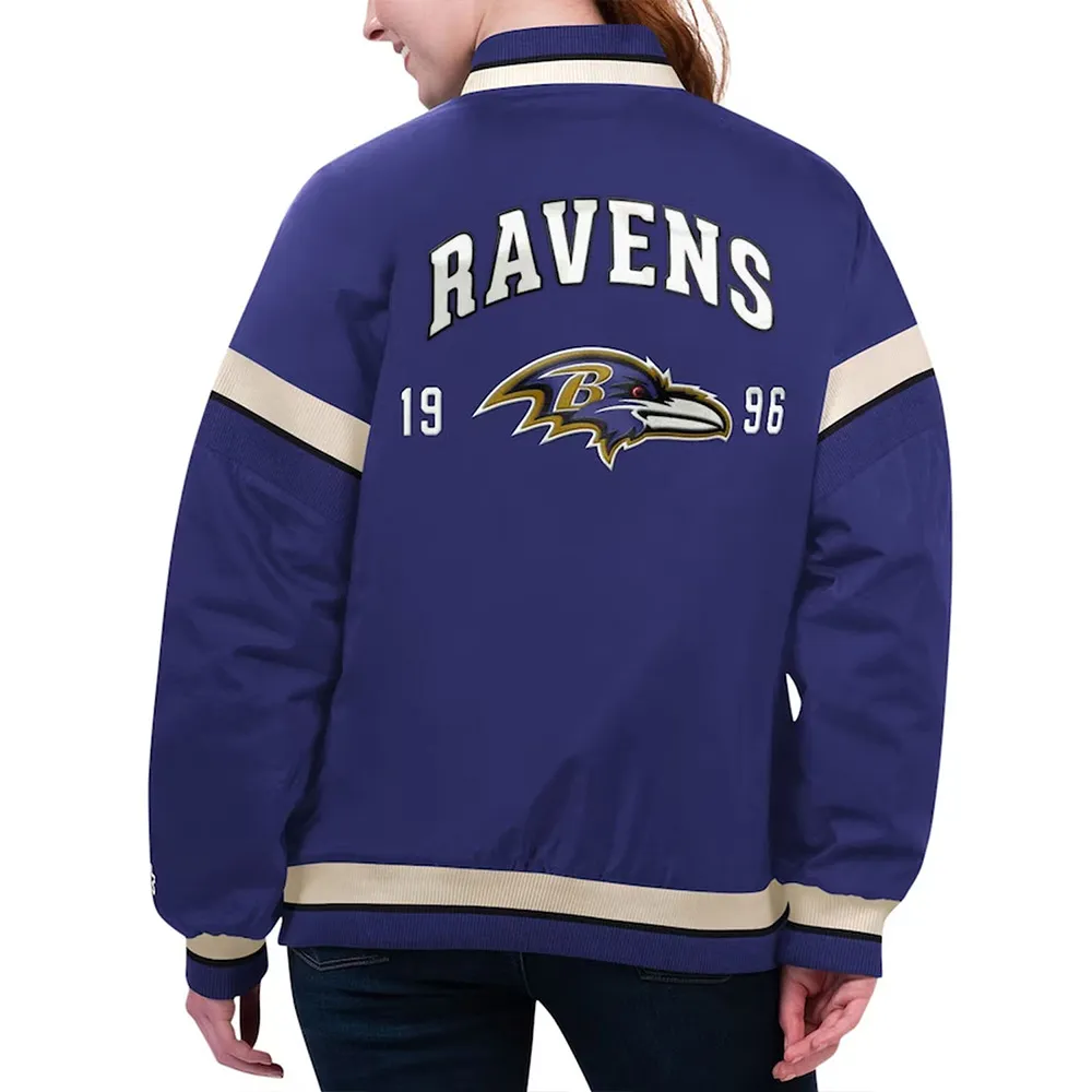 Baltimore Ravens Tournament Purple Varsity Jacket Baltimore Ravens Tournament Purple Varsity Jacket product image