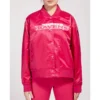 Baltimore Ravens Triple Pink Satin Jacket product image