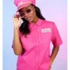 Barbie Work Girls Skimmer Pink Shirt product image