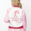 Barbie X Unique Vintage Varsity Pink Jacket product image