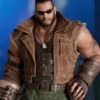 Barret Wallace Final Fantasy VII Remake Brown Leather Vest product image