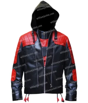 Batman Arkham Knight Jason Todd Red Leather Jacket product image