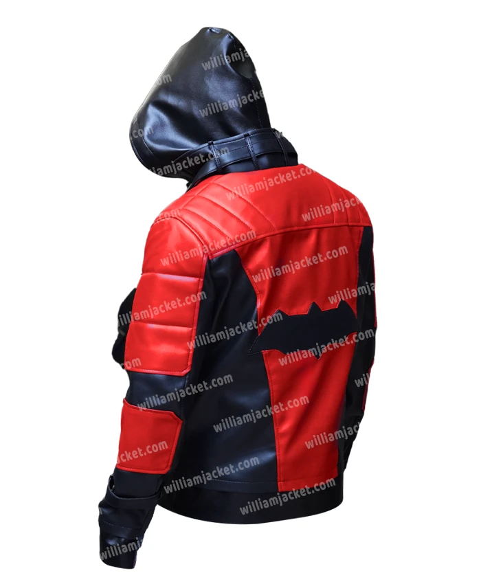 Batman Arkham Knight Jason Todd Red Leather Jacket Batman Arkham Knight Jason Todd Red Leather Jacket product image