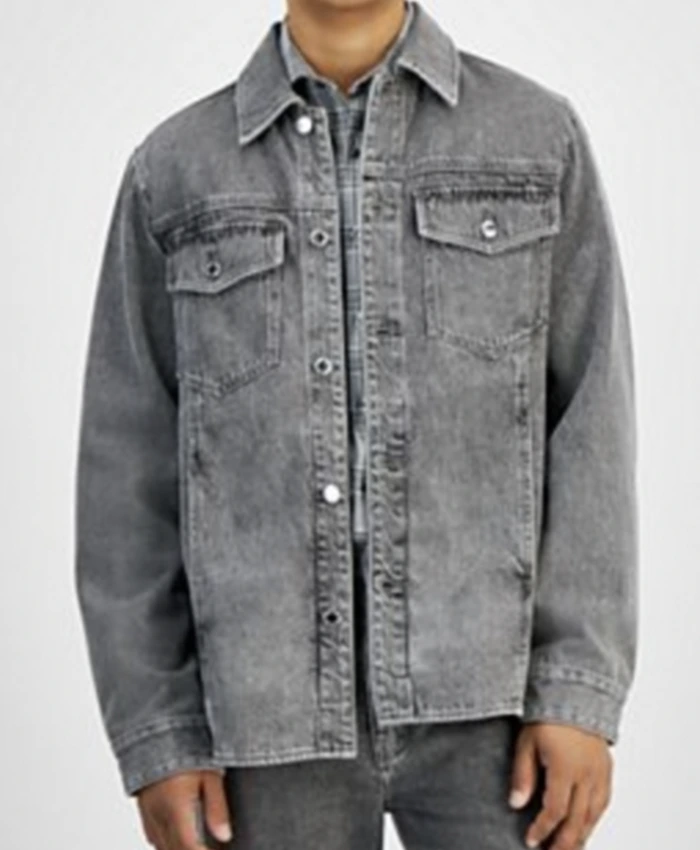 Ben Gavin Beyond the Gates Grey Denim Jacket Ben Gavin Beyond the Gates Grey Denim Jacket product image