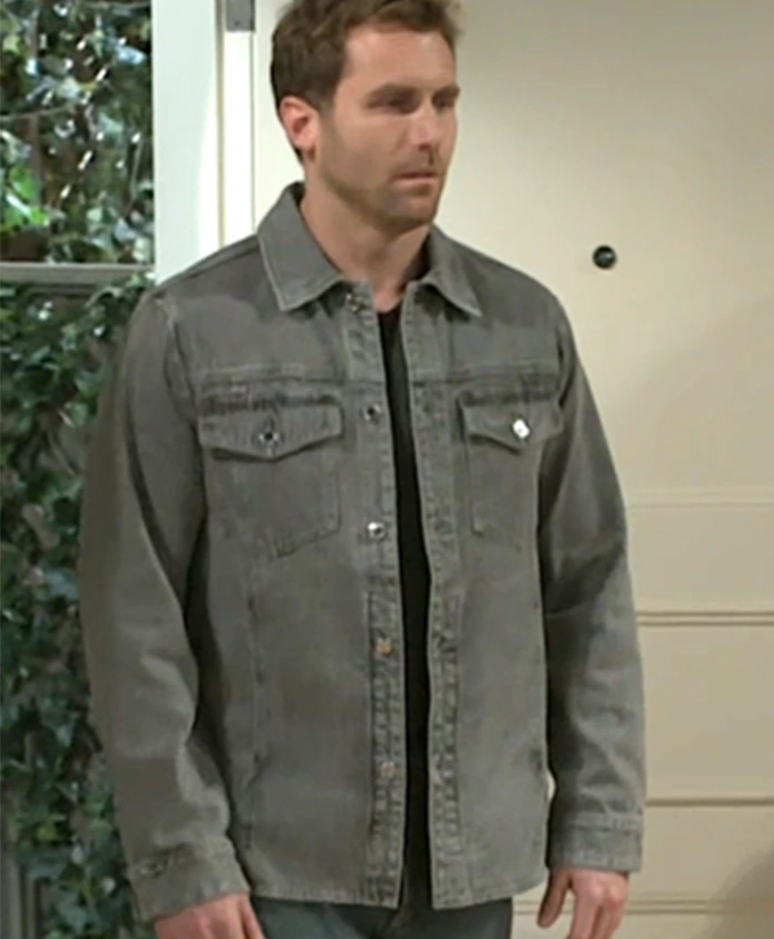 Ben Gavin Beyond the Gates Grey Denim Jacket Ben Gavin Beyond the Gates Grey Denim Jacket product image
