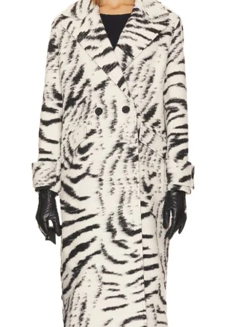 Beyond The Gates Karla Mosley Zebra Print Coat Beyond The Gates Karla Mosley Zebra Print Coat product image