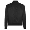 Black Anaheim Ducks Nylon Lightweight Full-Zip Bomber Jacket product image