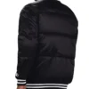 Atlanta Braves Puffer Black Satin Jacket product image