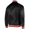 Black Atlanta Hawks Hardwood Classics Satin Jacket product image