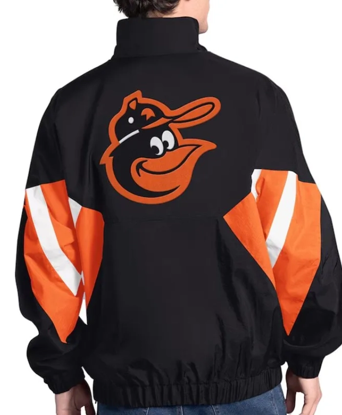 Baltimore Orioles Cooperstown Chief Black Half-Zip Pullover Baltimore Orioles Cooperstown Chief Black Half-Zip Pullover product image