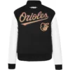 Baltimore Orioles Game Day Classics Black Varsity Jacket Baltimore Orioles Game Day Classics Black Varsity Jacket product image
