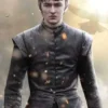 Bran Stark Game Of Thrones Black Leather Vest product image