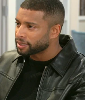 Brandon Claybon Beyond the Gates Black Leather Jacket product image