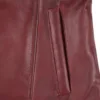 Kandis Women's Burgundy Real Leather Car Coat Kandis Women's Burgundy Real Leather Car Coat product image