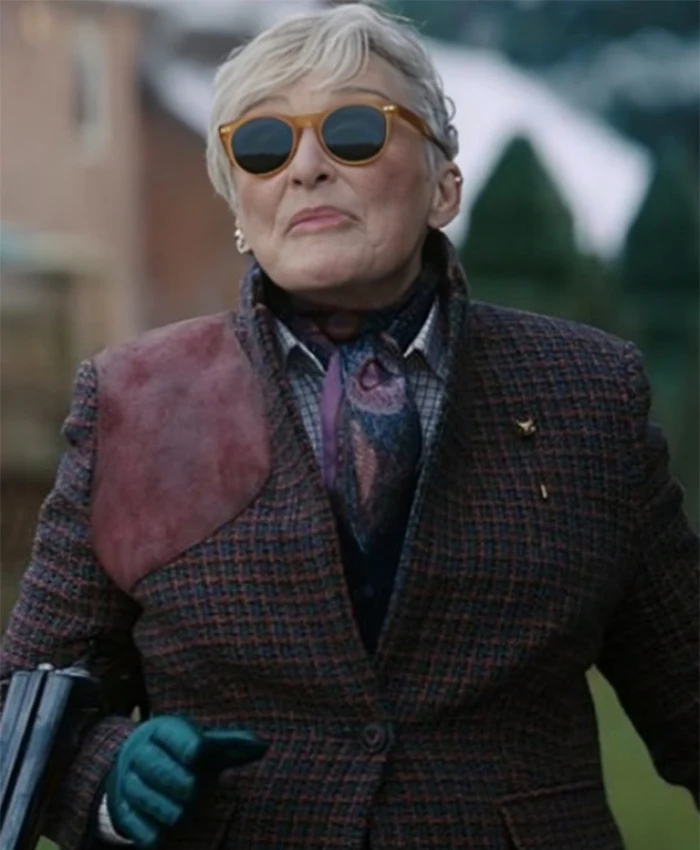 Back in Action Glenn Close Tweed Blazer Back in Action Glenn Close Tweed Blazer product image