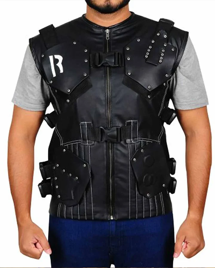 Dwayne Johnson GI Joe Retaliation Black Leather Vest Dwayne Johnson GI Joe Retaliation Black Leather Vest product image