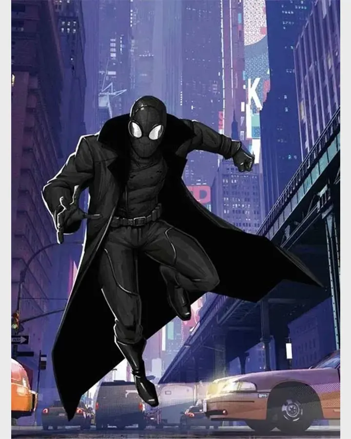 Spider Man Into The Spider Verse Noir Trench Coat Spider Man Into The Spider Verse Noir Trench Coat product image